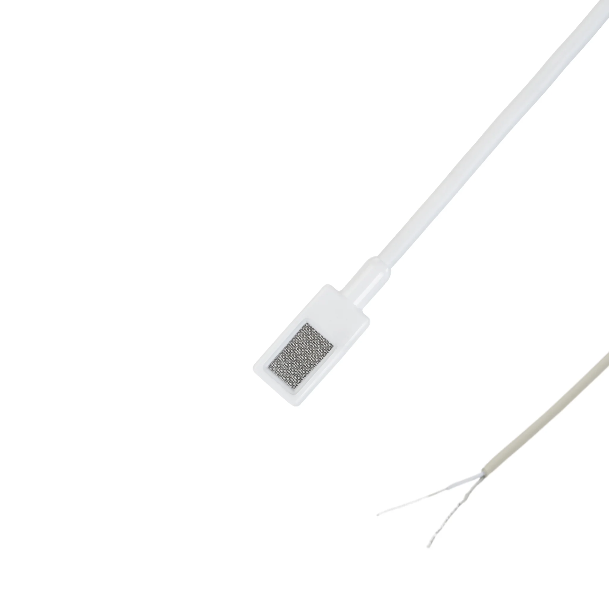 Countryman EMW (square) microphone to pig tails, white, shelved HF response