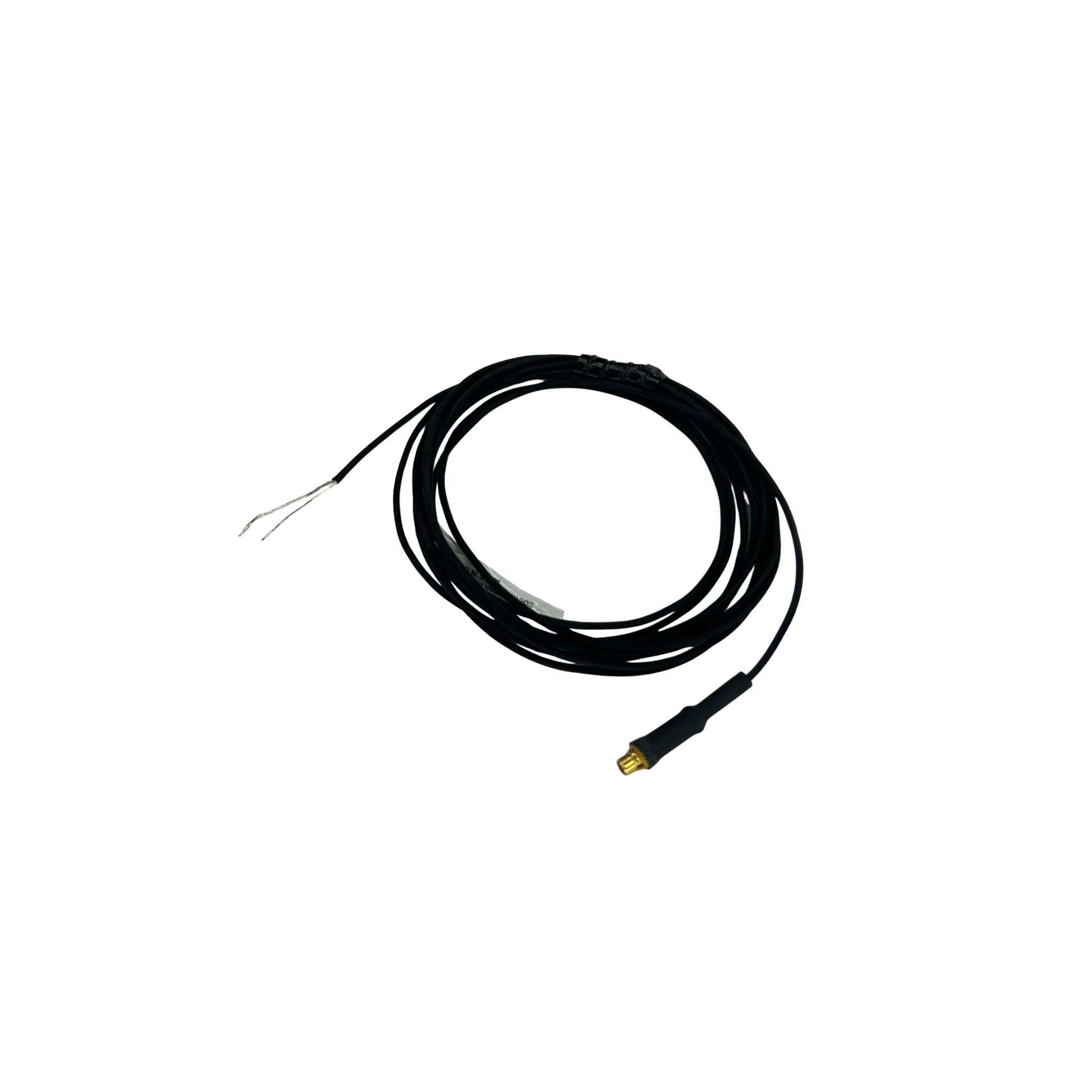 Countryman standard cable only; for E6 (round EarSet) microphone to pigtails, 1mm cable, black