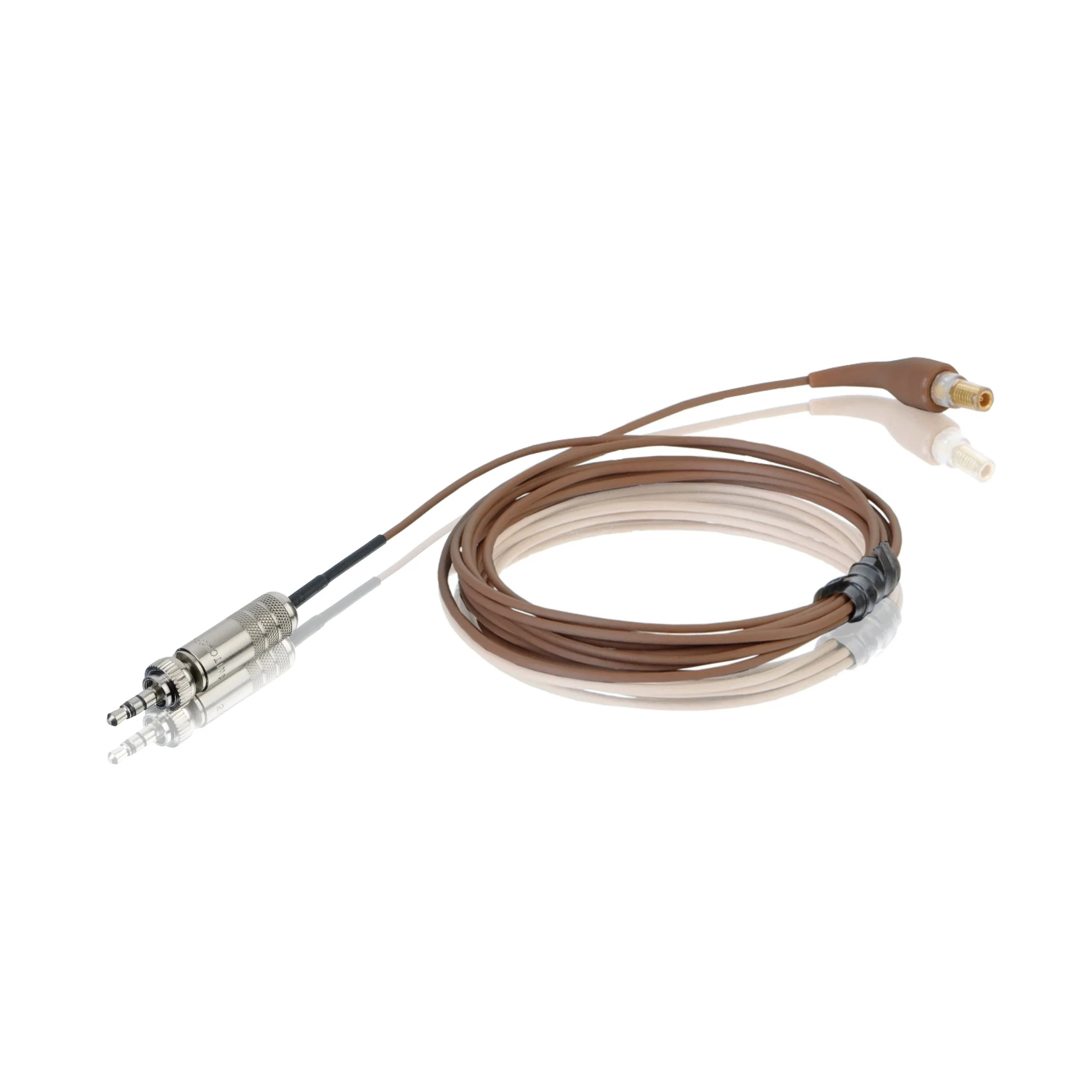 Countryman H6 headset cable for Sennheiser Evolution 3.5mm locking mini jack, cocoa