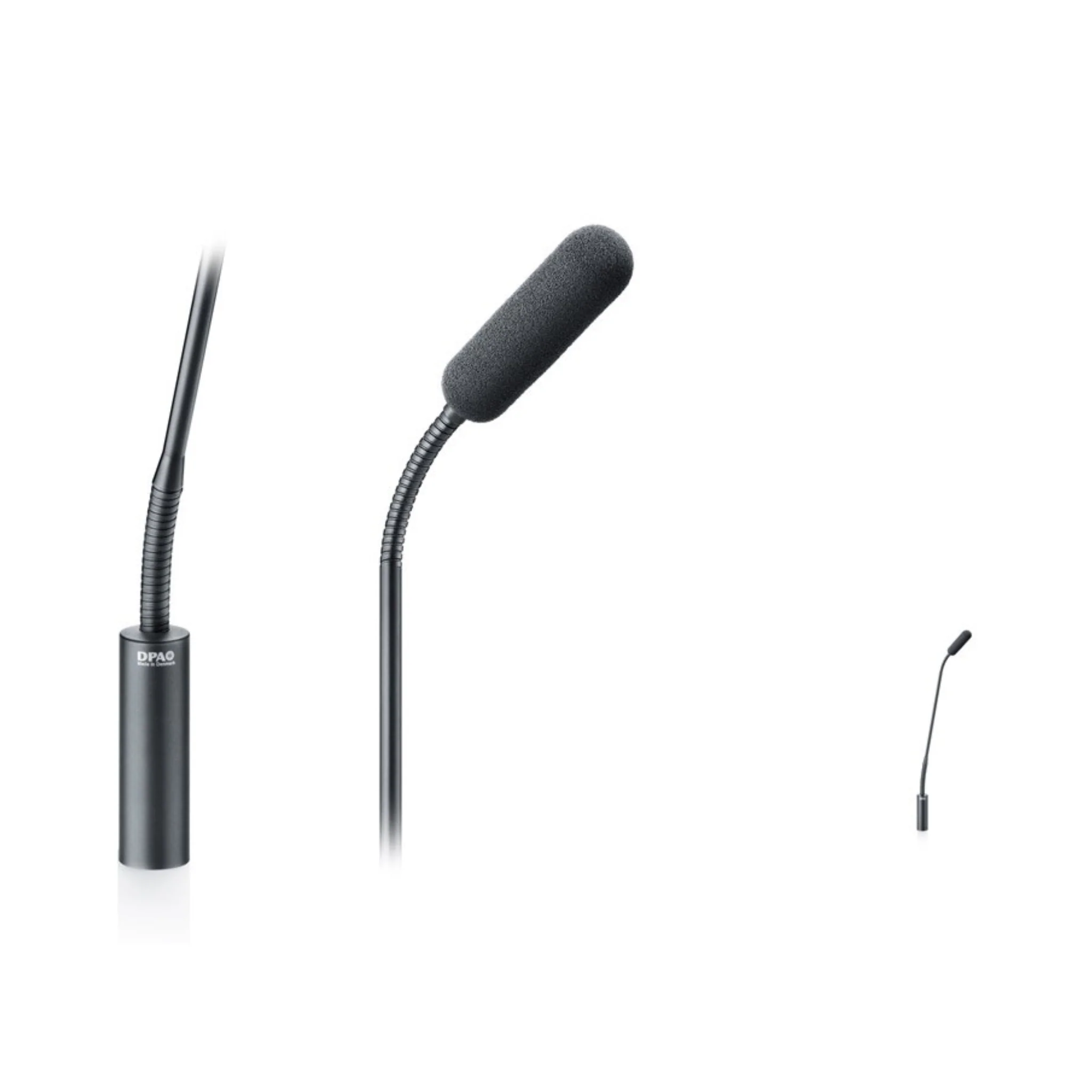 DPA 4098 CORE Supercardioid Mic, Black, XLR, 32 cm (13 in) Boom, top and bottom Gooseneck