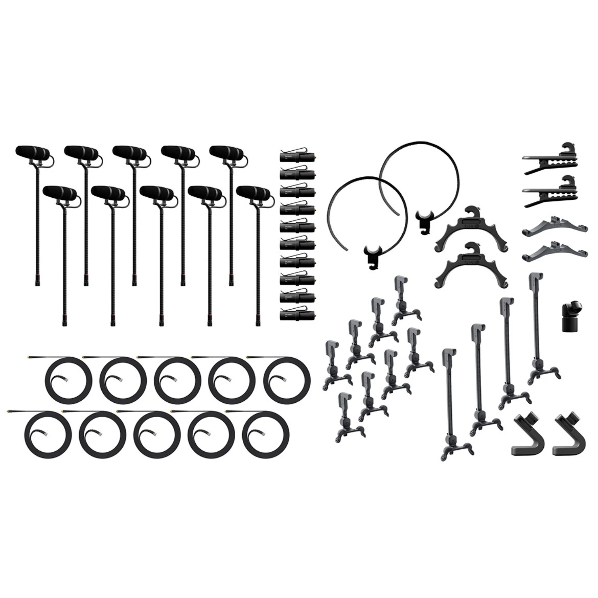 DPA 4099 CORE+ Classic Touring Kit, 10 Mics and accessories, Loud SPL