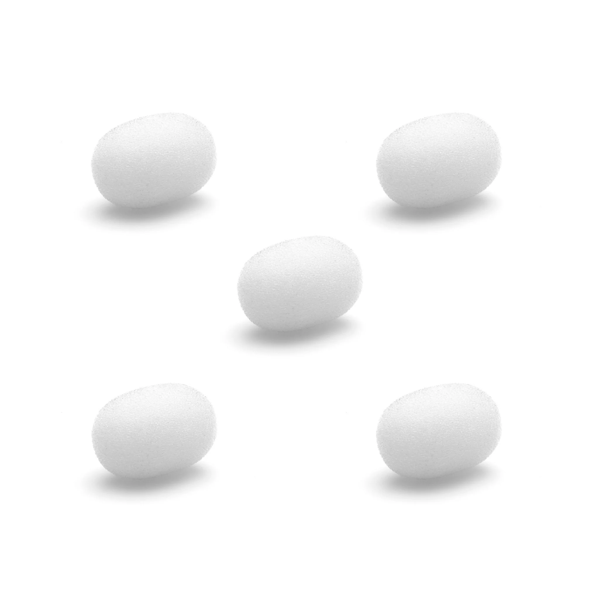 DPA Subminiature Foam Windscreen, White, 5 pcs.