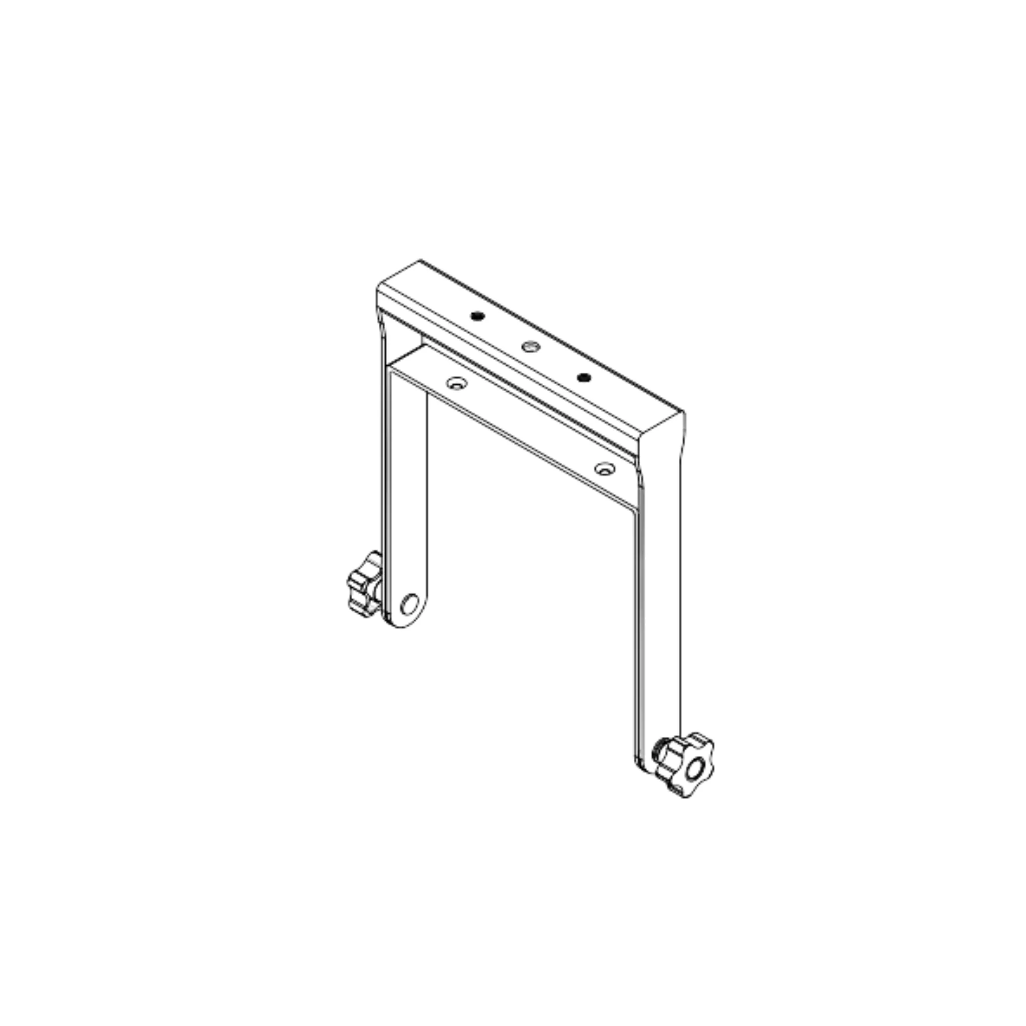 EM Acoustics FC-81Xv Vertical hanging cradle for EMS-81X, black
