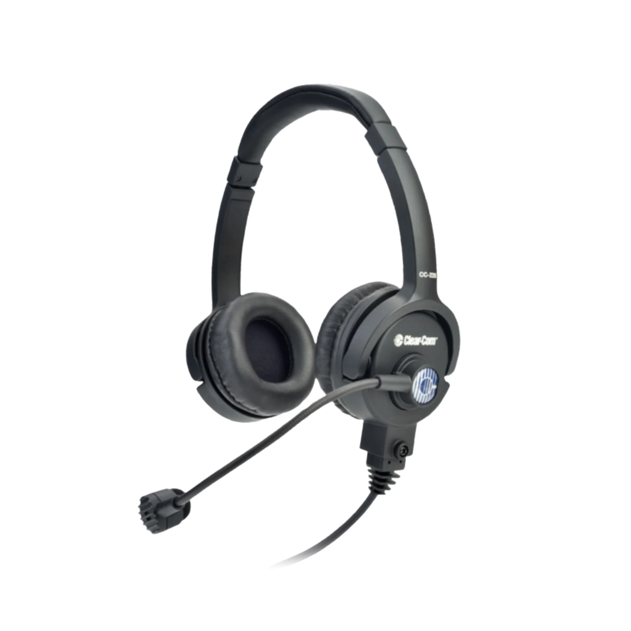 Clear-Com Headset: Double Ear, Light weight, XLR (M) 6 pin