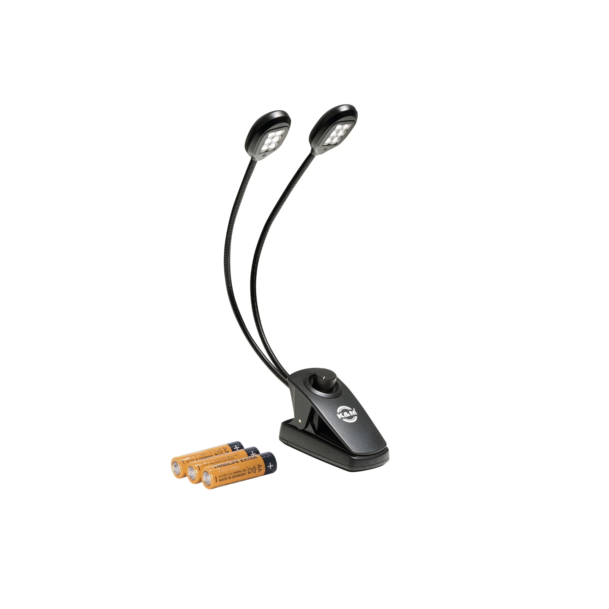 K&M 12271 Music stand light »Twin Head Pro«