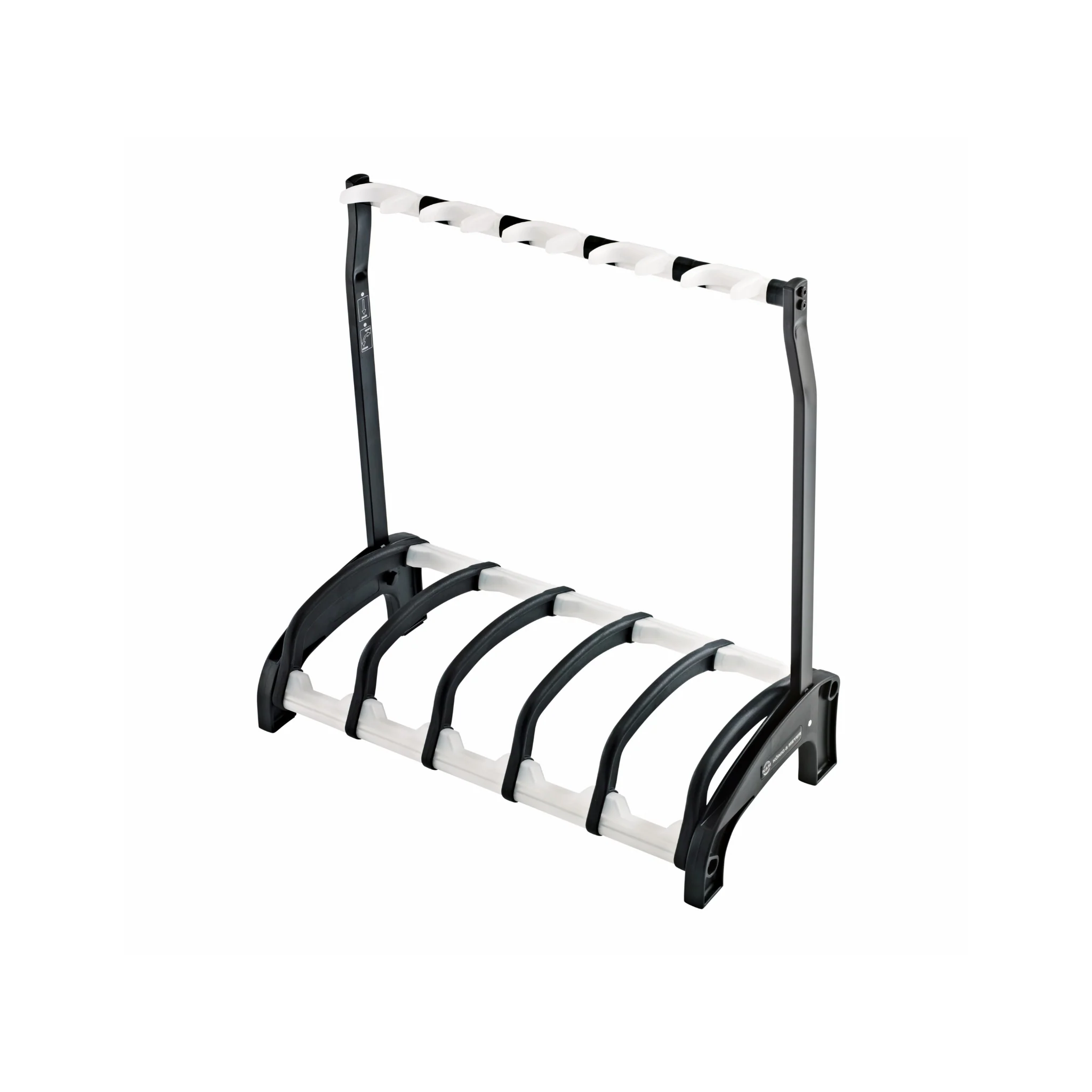 K&M 17525 five e-guitar stand »Guardian 5«, black