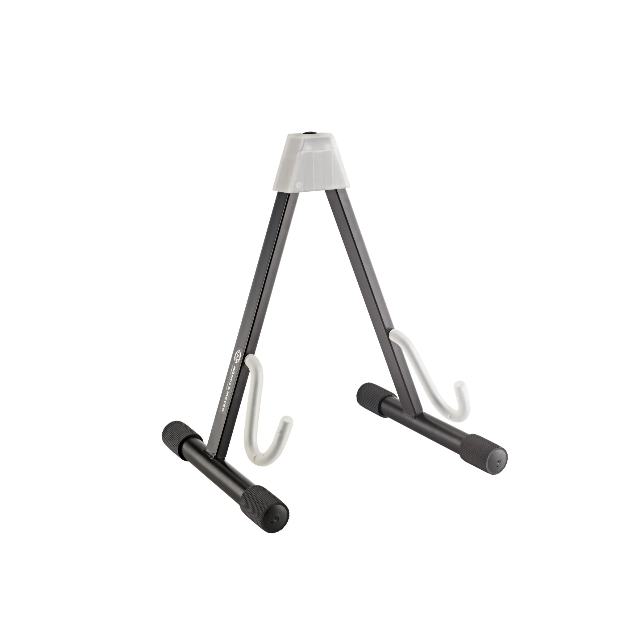 K&M 17540 e-guitar stand, black with translucent support elements