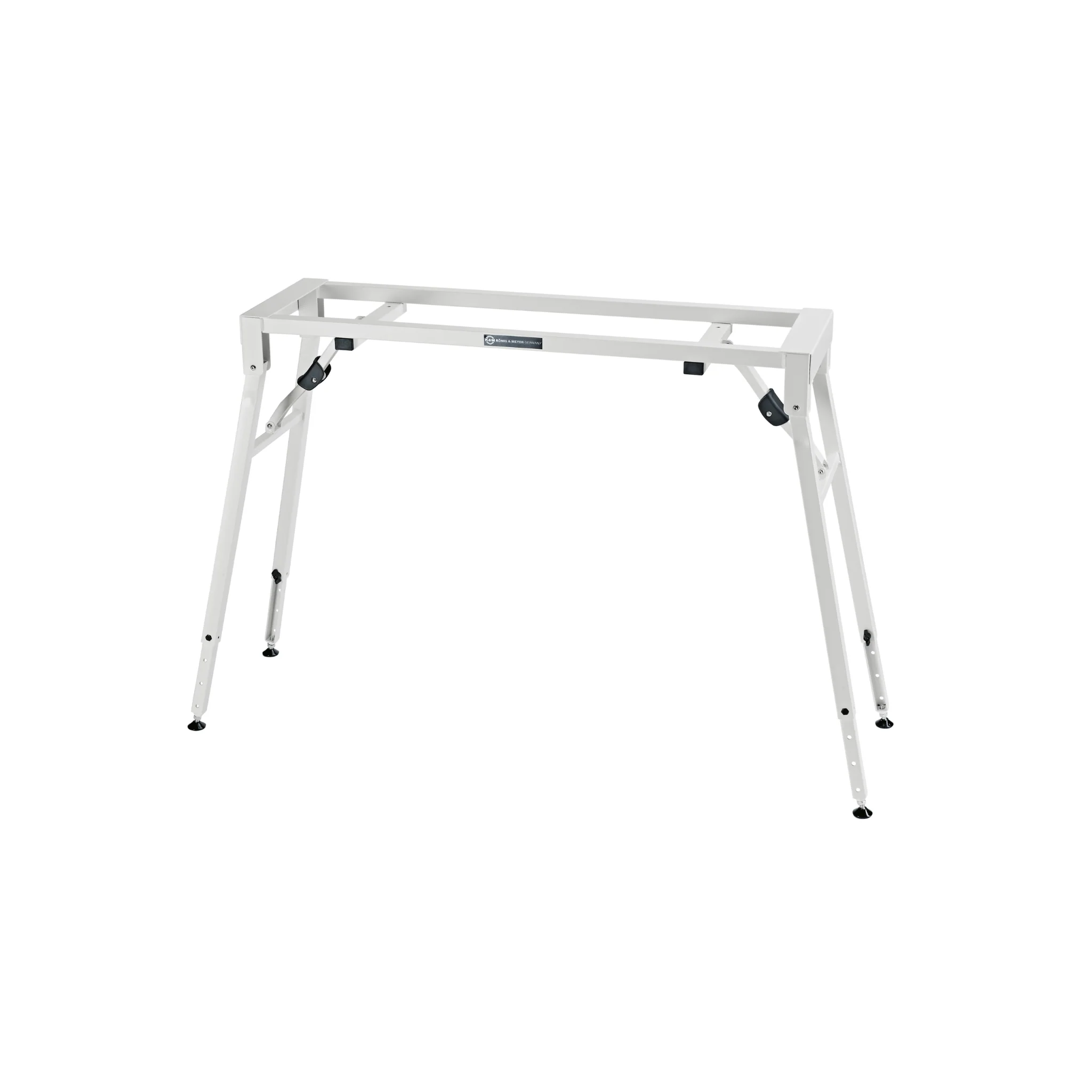 K&M 18953 digital piano stand, pure white