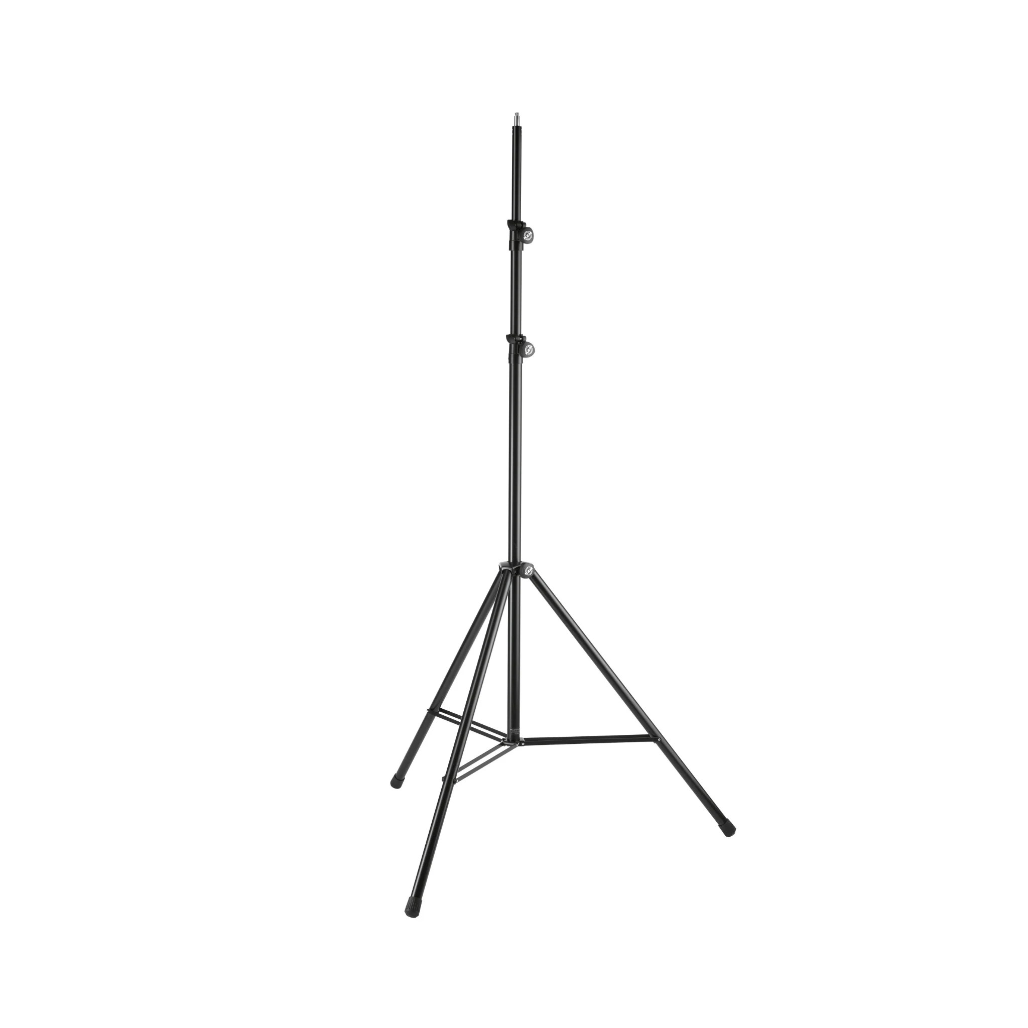 K&M 20811 microphone stand with 2-piece extension tube, 1/2in thread, maximum height 4400mm, black - Image 2