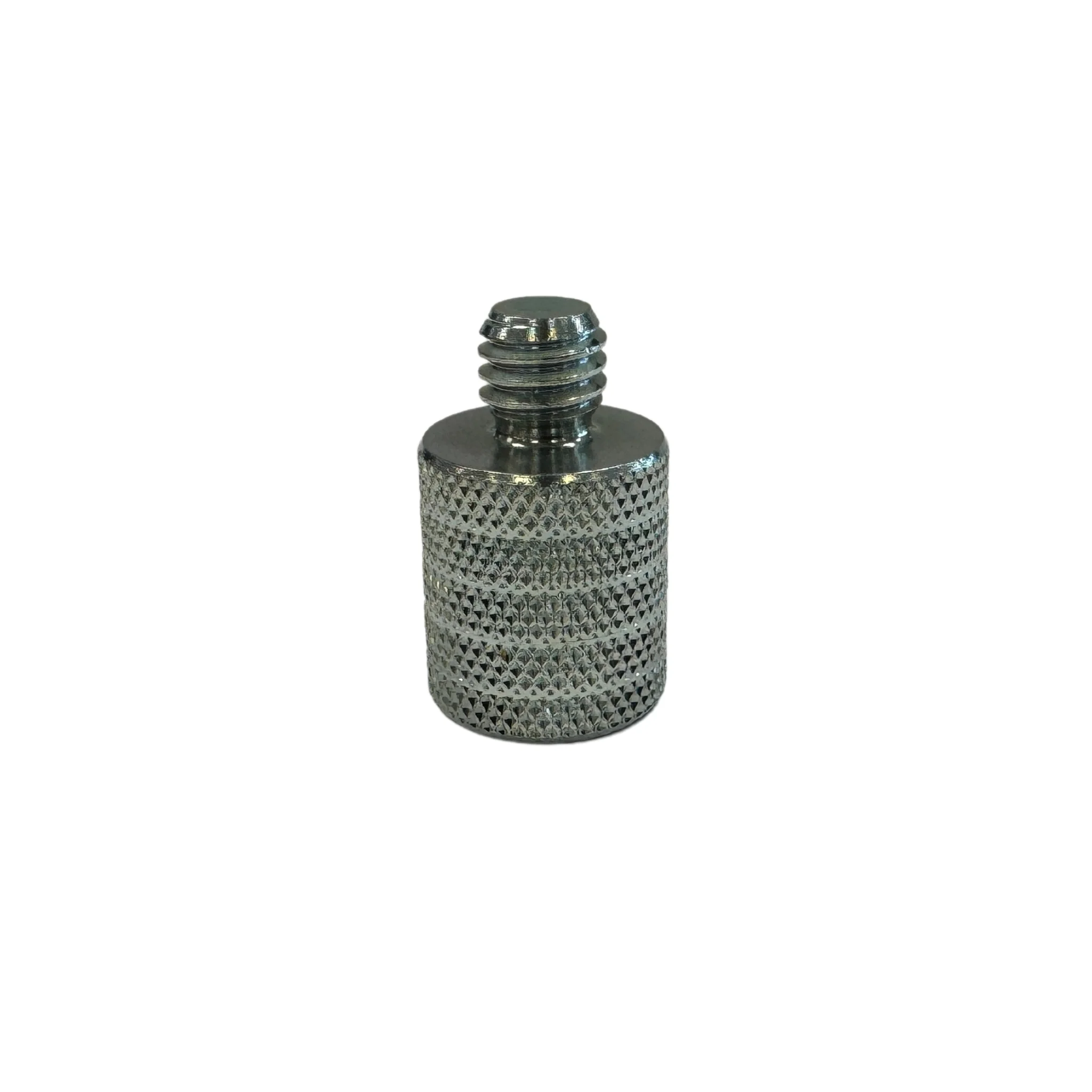 K&M 216 thread adaptor 5/8 inch internal thread, 3/8 external thread, zinc-plated - Image 2