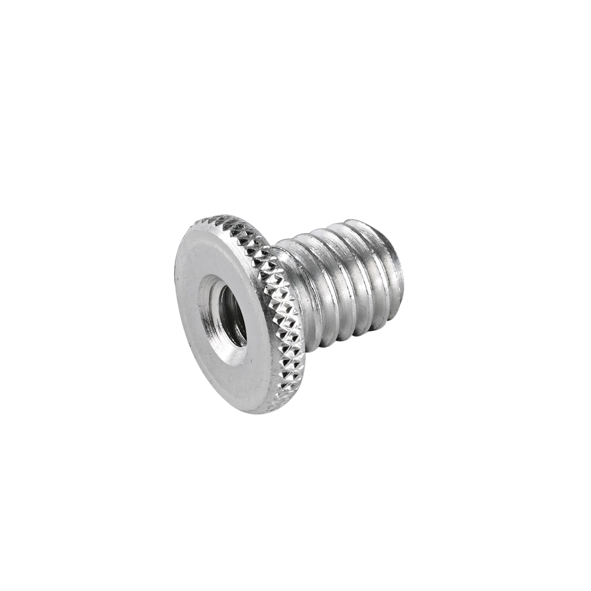 K&M 21770 thread adaptor, 1/4" internal thread and an 3/8" external thread, zinc-plated - Image 2