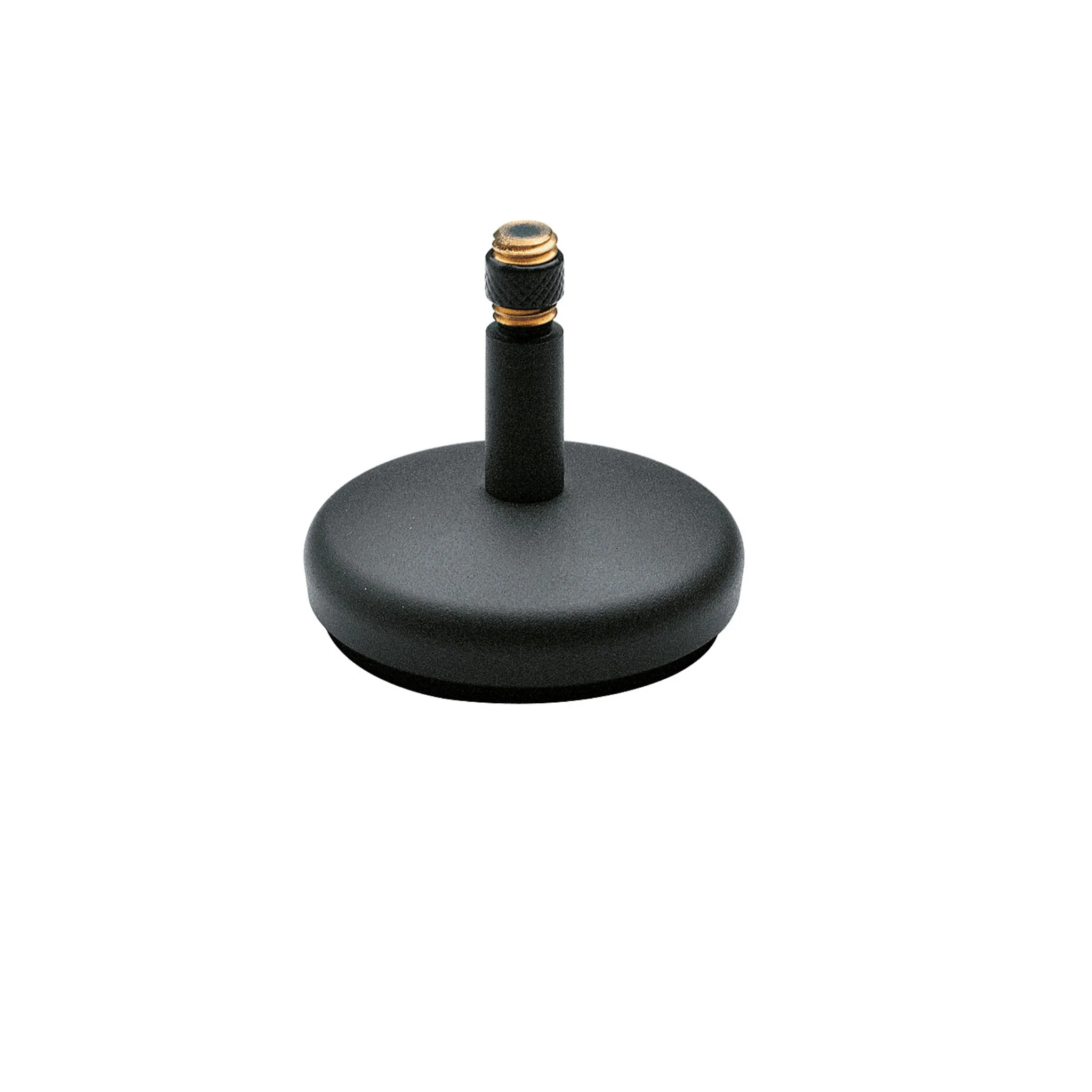 K&M 23266 small table microphone stand with flat base, grey - Image 2
