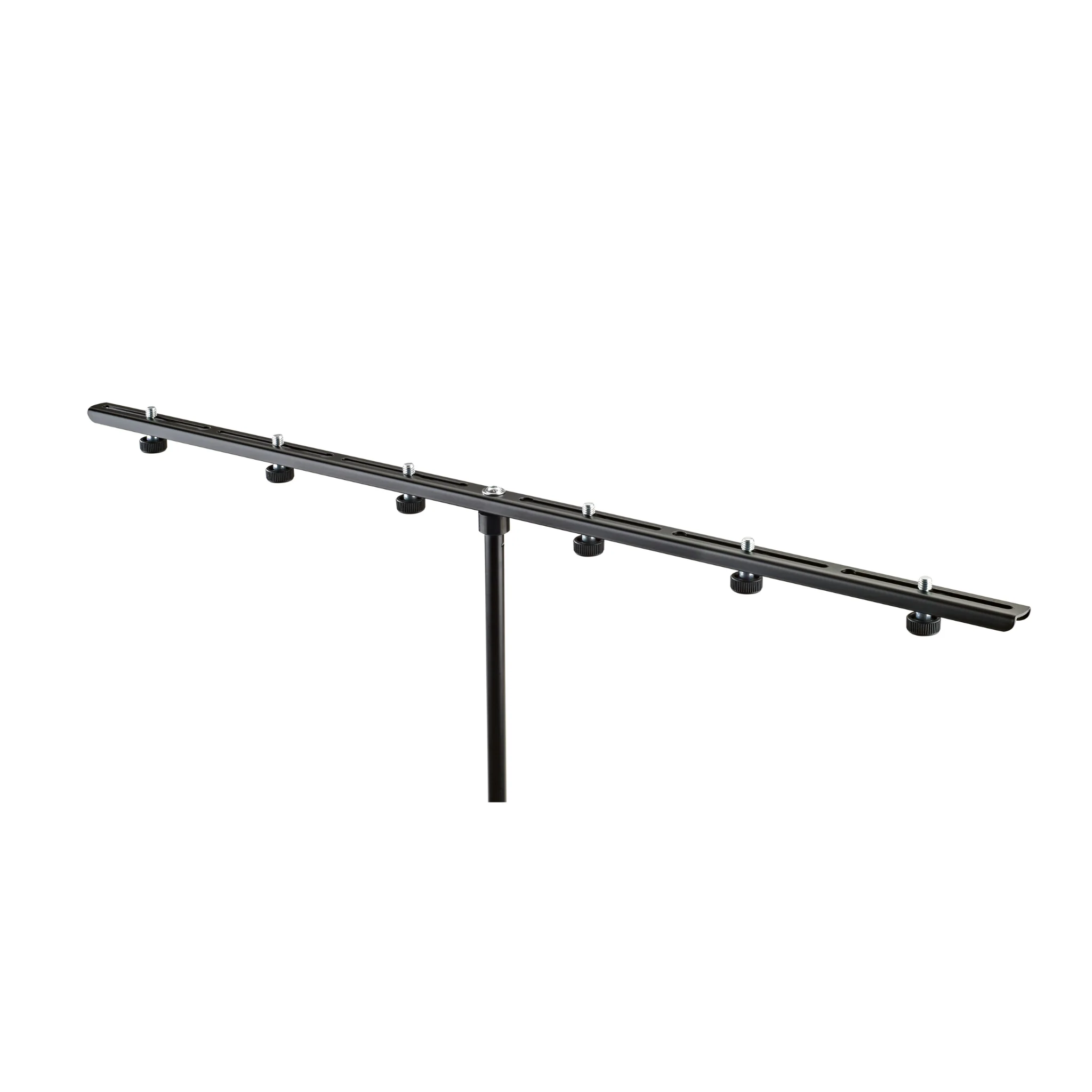 K&M 23560 6 slot microphone bar, black - Image 2