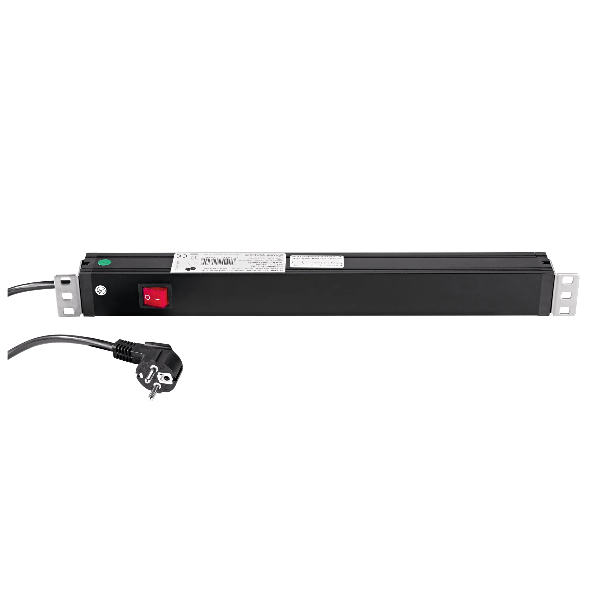 K&M 28672 19" power box, Euro plugg
