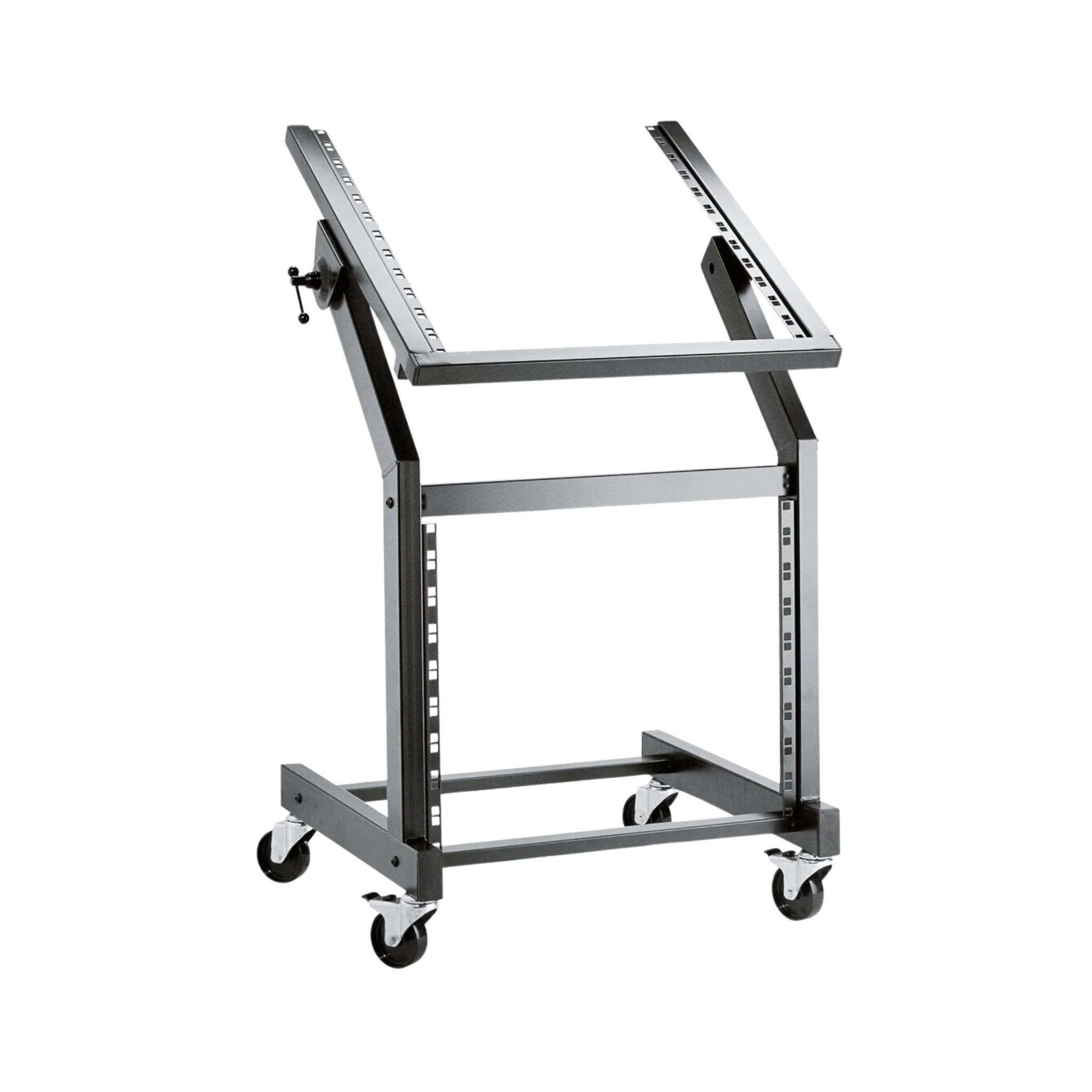K&M 42020 adjustable 19in rack wagon, black - Image 2