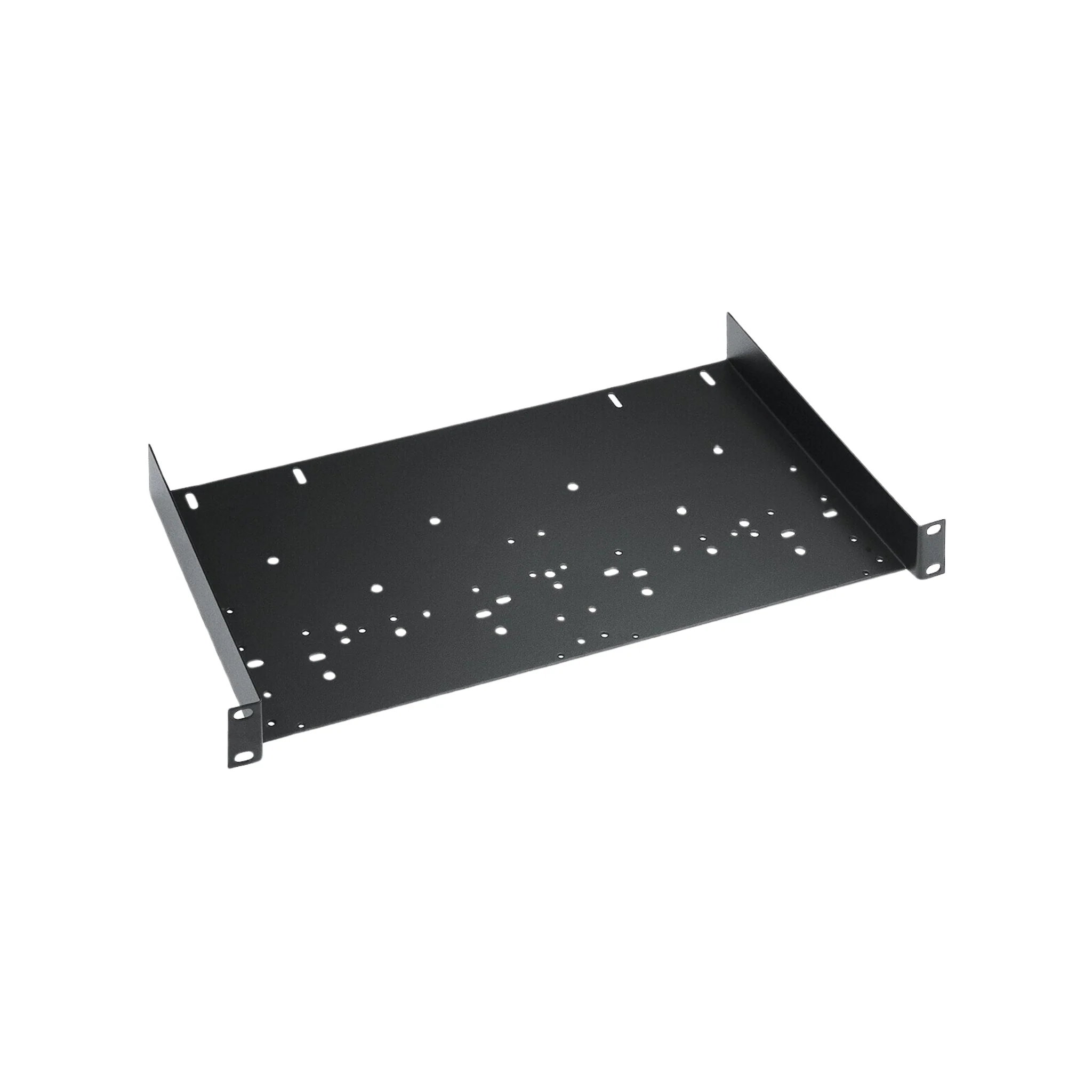 K&M 49035 universal shelf rack, 1U, black - Image 2