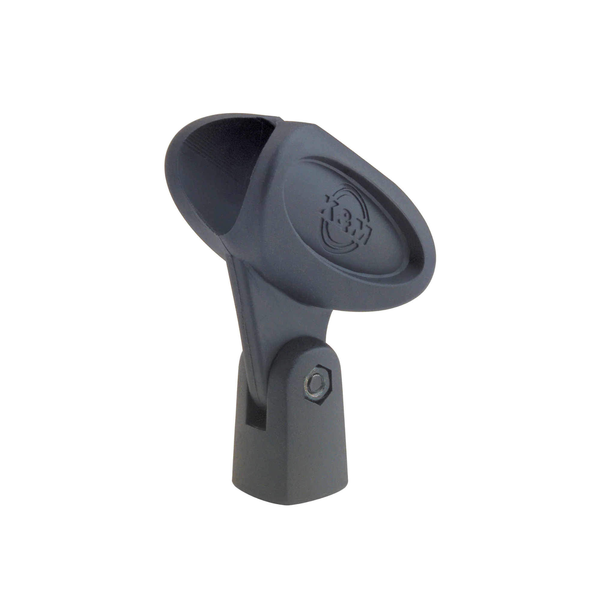 K&M 85055 rubber microphone clip, 3/8in & 5/8in; for standard diameter microphones (28mm-34mm) - Image 2