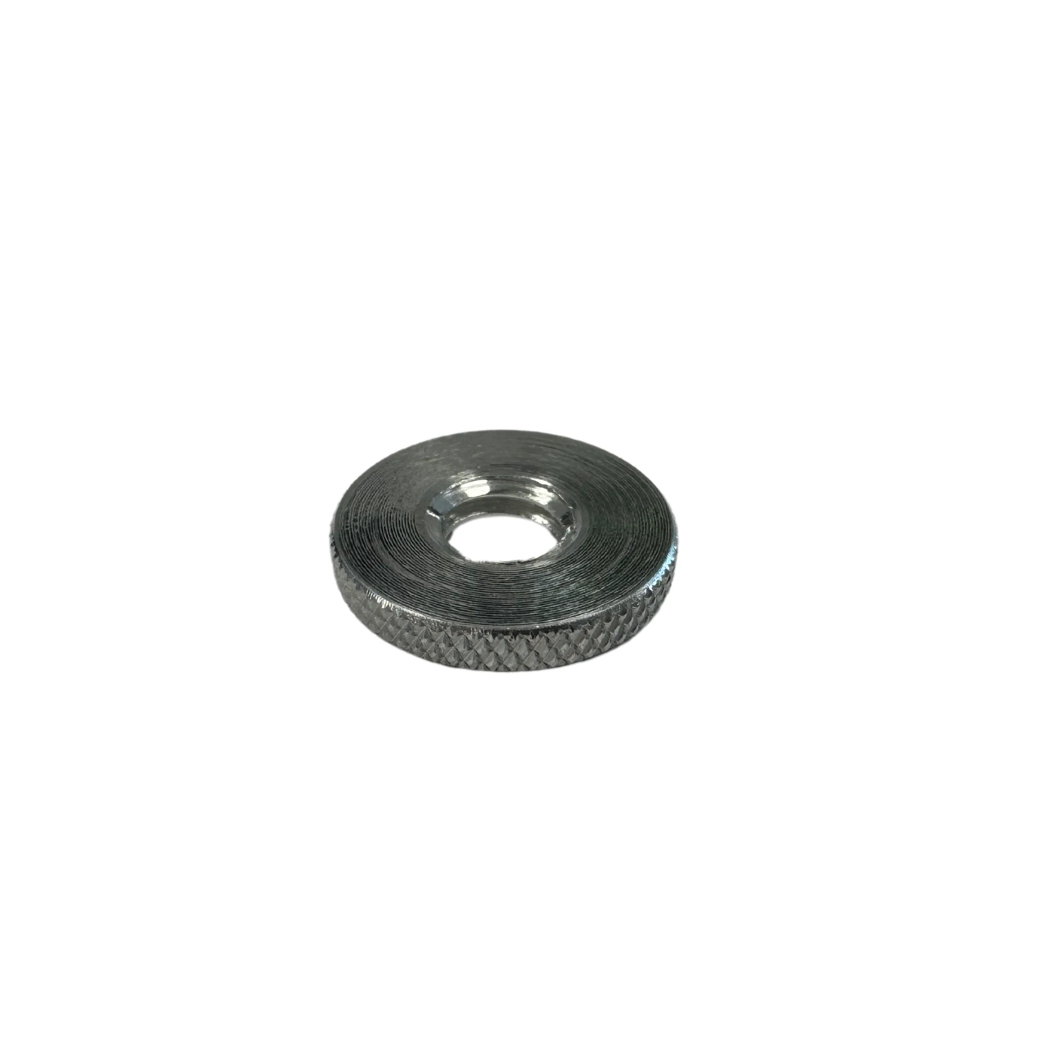 K&M aluminium threaded washer, nickel (3/8" for mic stand/boom arm) - Image 2