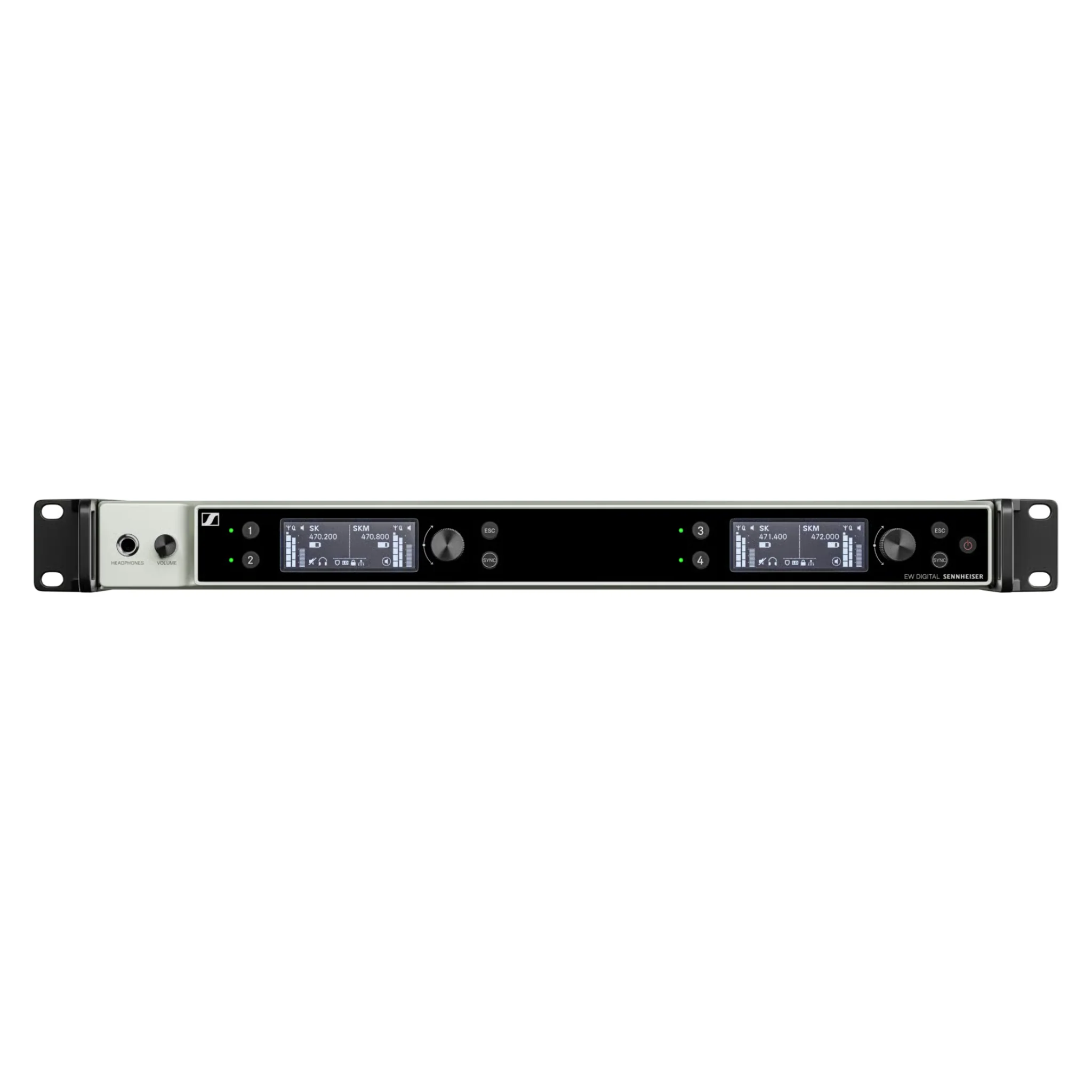 Sennheiser EW-DX EM 4 DANTE (Q1-9) 4 channel digital full-rack (19“) receiver with Dante®