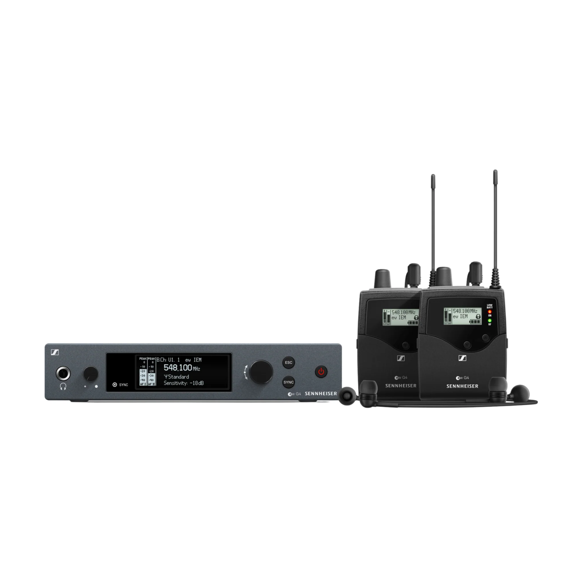 Sennheiser EW IEM G4-TWIN-B Wireless stereo monitoring twin set