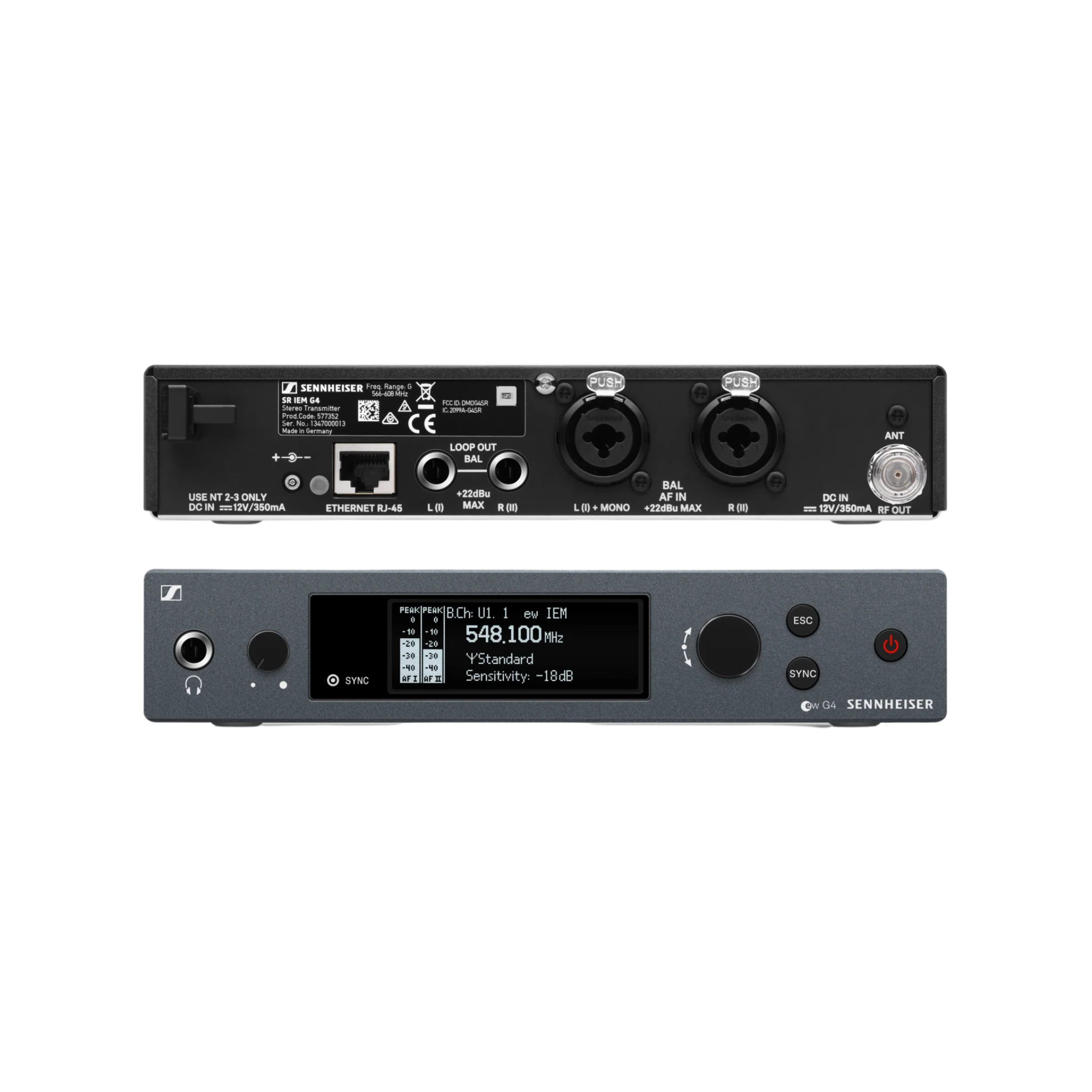 Sennheiser SR IEM G4-B Stereo monitoring transmitter