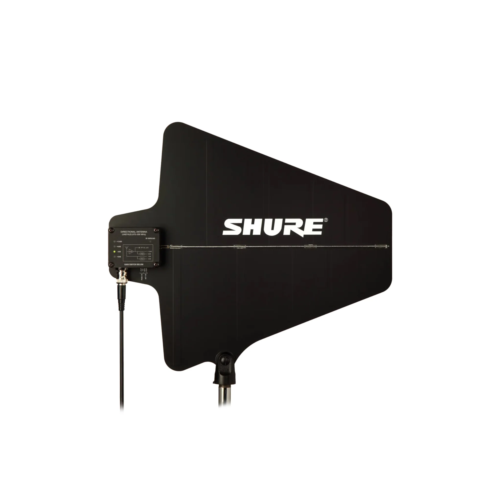 Shure UA874 UHF Active Directional Antenna, 470-900 MHz