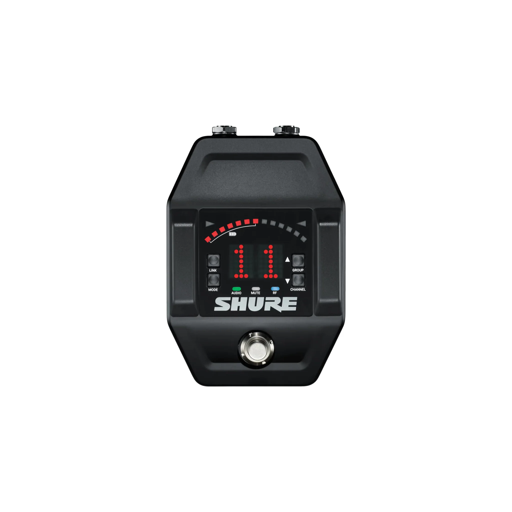 Shure GLXD6+ Dual Band Guitar Pedal receiver.