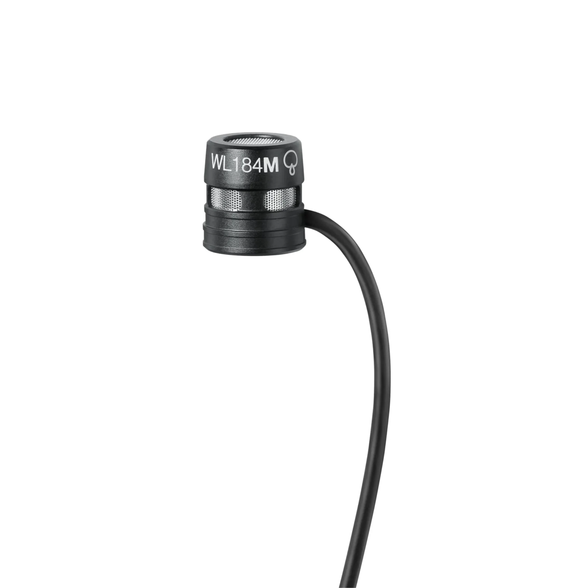Shure WL184MB/S-LM3 Low-profile Supercardioid Lavalier Microphone, Lemo, black