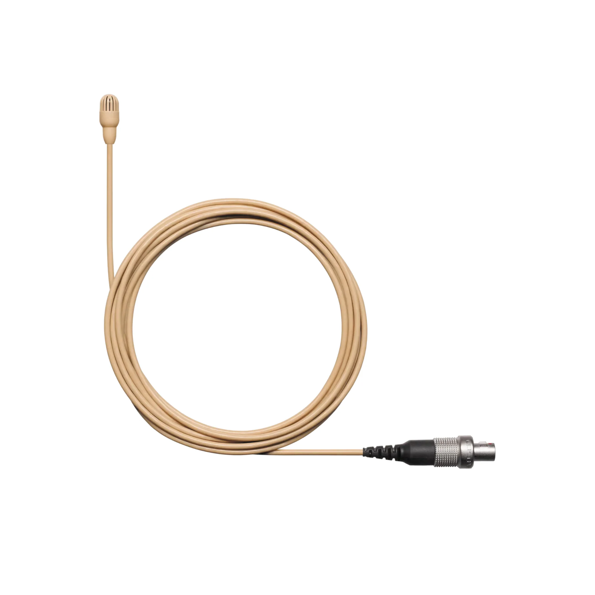 Shure Omnidirectional Condenser Microphone  (High-sens) with 1.6mm cable & LEMO connector (Tan)