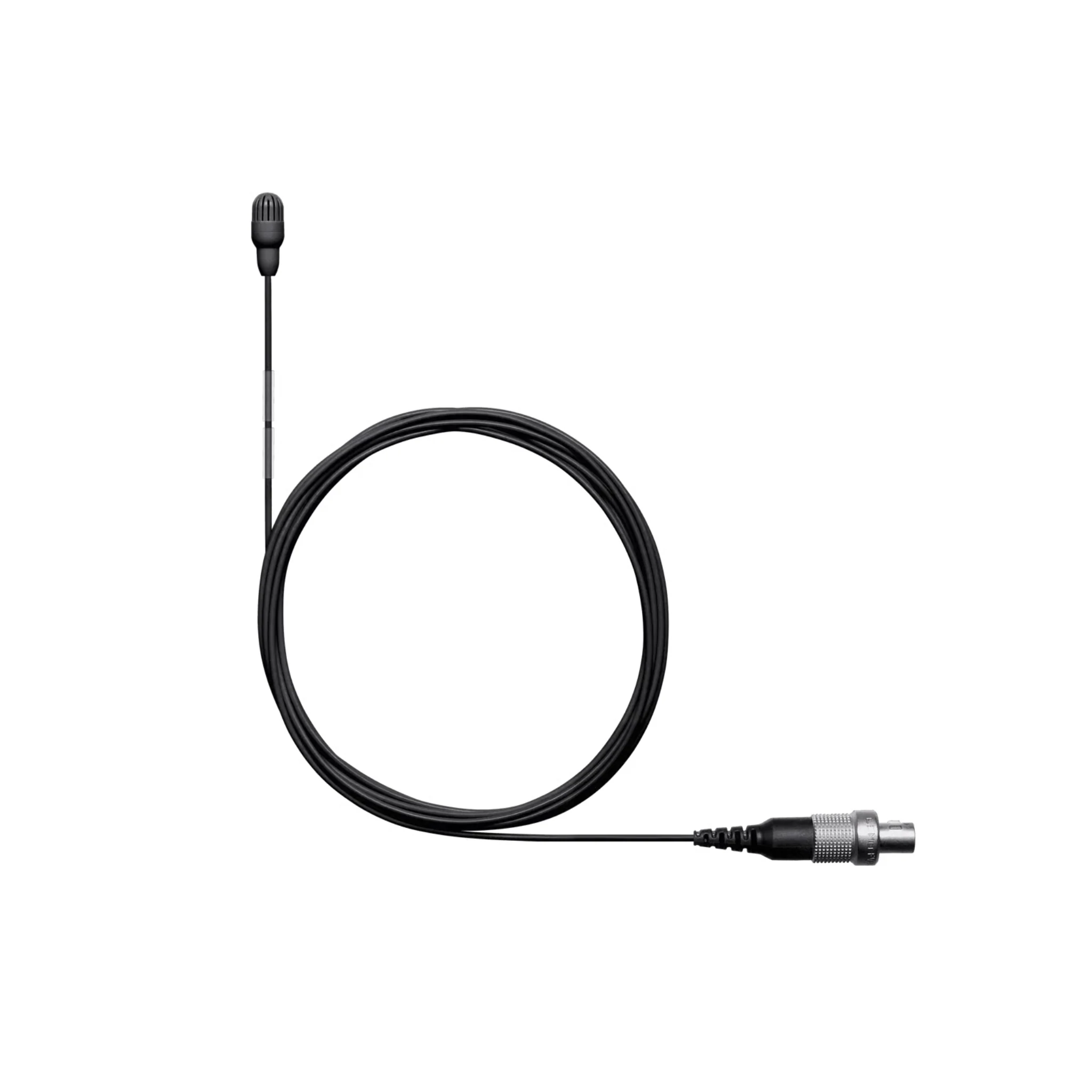 Shure Omnidirectional Condenser Microphone (High-sens) with1.6mm cable & LEMO connector (Black)