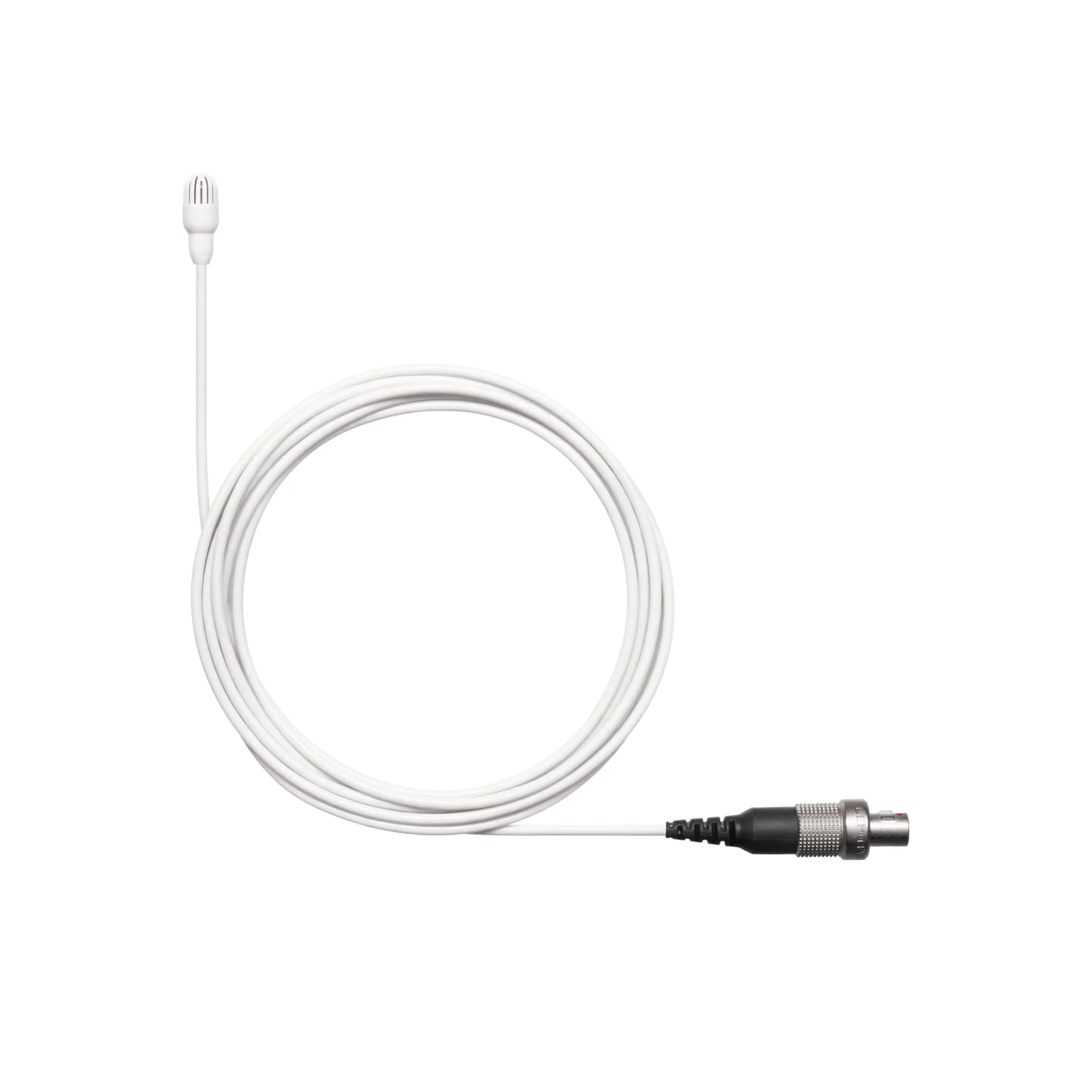 Shure Omnidirectional Condenser Microphone  (Low-sens) with 1.6mm cable & LEMO connector (White)