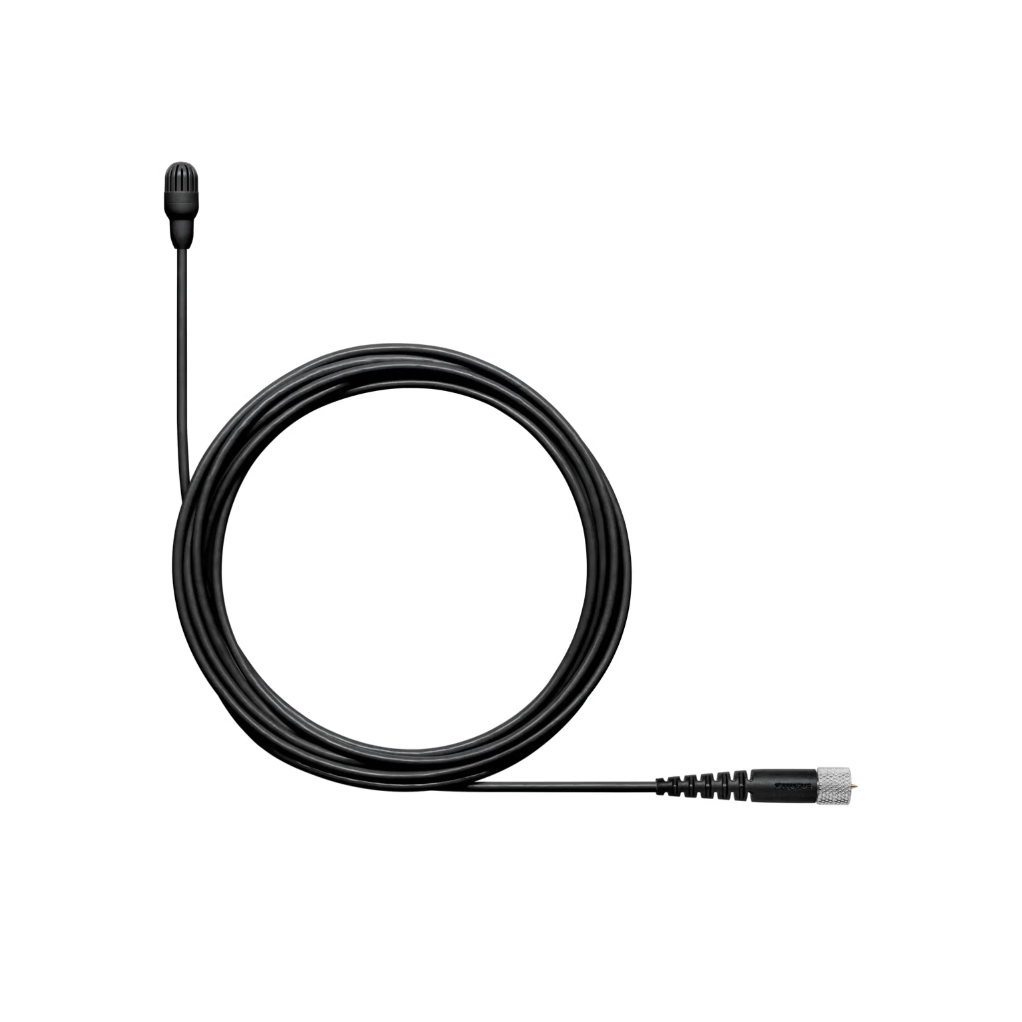 Shure Omnidirectional Condenser Microphone  (Low-sens) with 1.6mm cable & MDOT connector (Black)