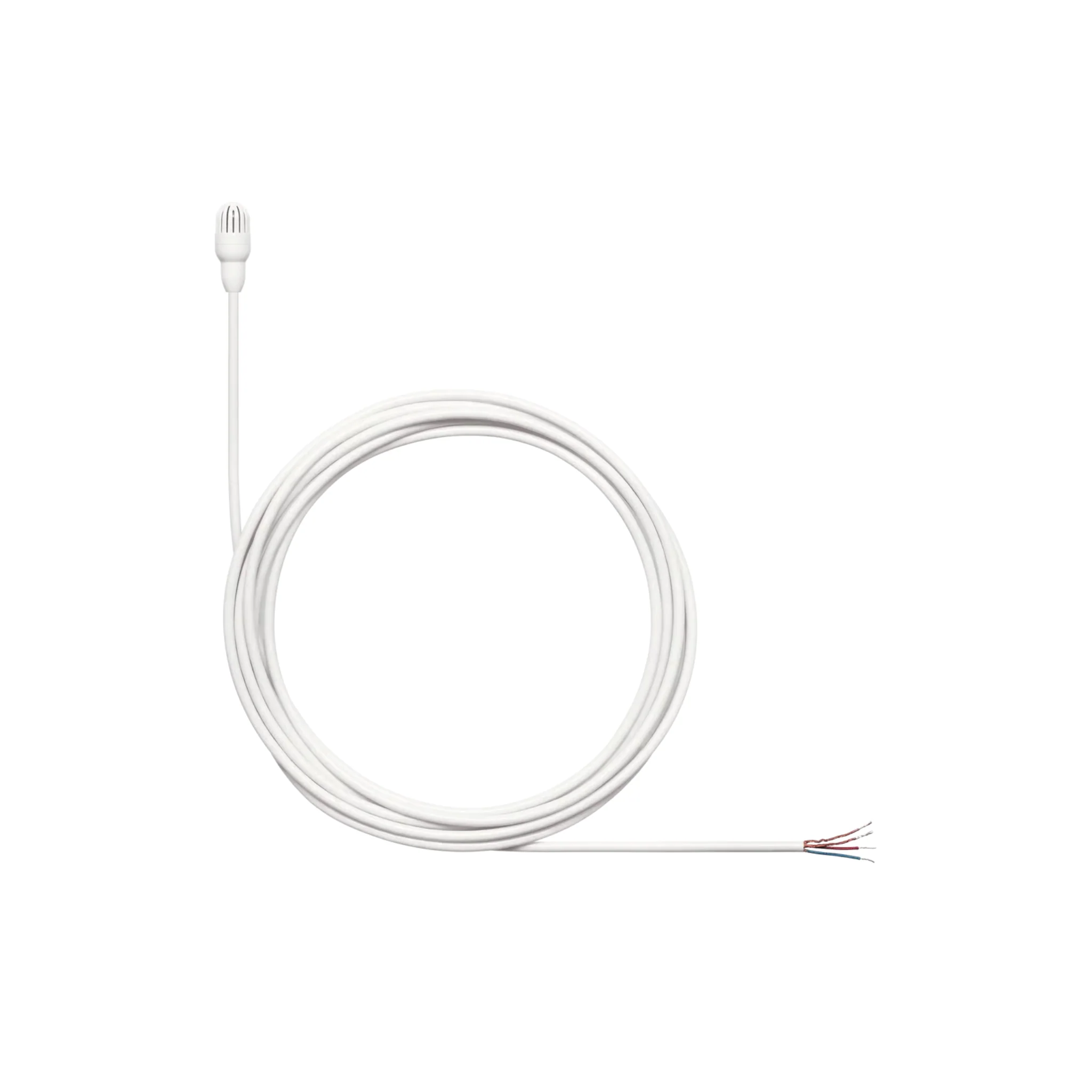 Shure Omnidirectional Condenser Microphone  (Low-sens) with 1.6mm cable without connector (White)
