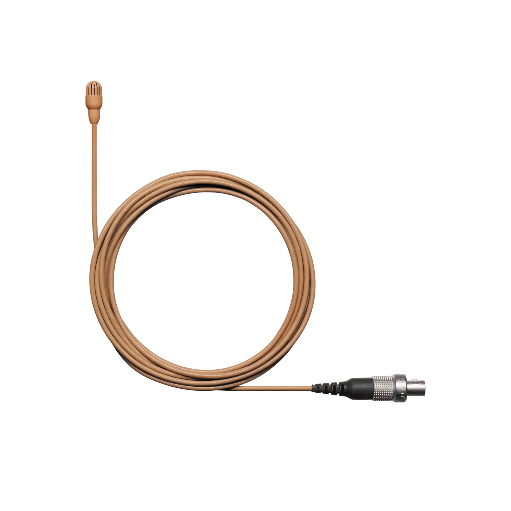 Shure Omnidirectional Condenser Microphone (Low-sens)with 1.6mm cable & LEMO connector (Cocoa)