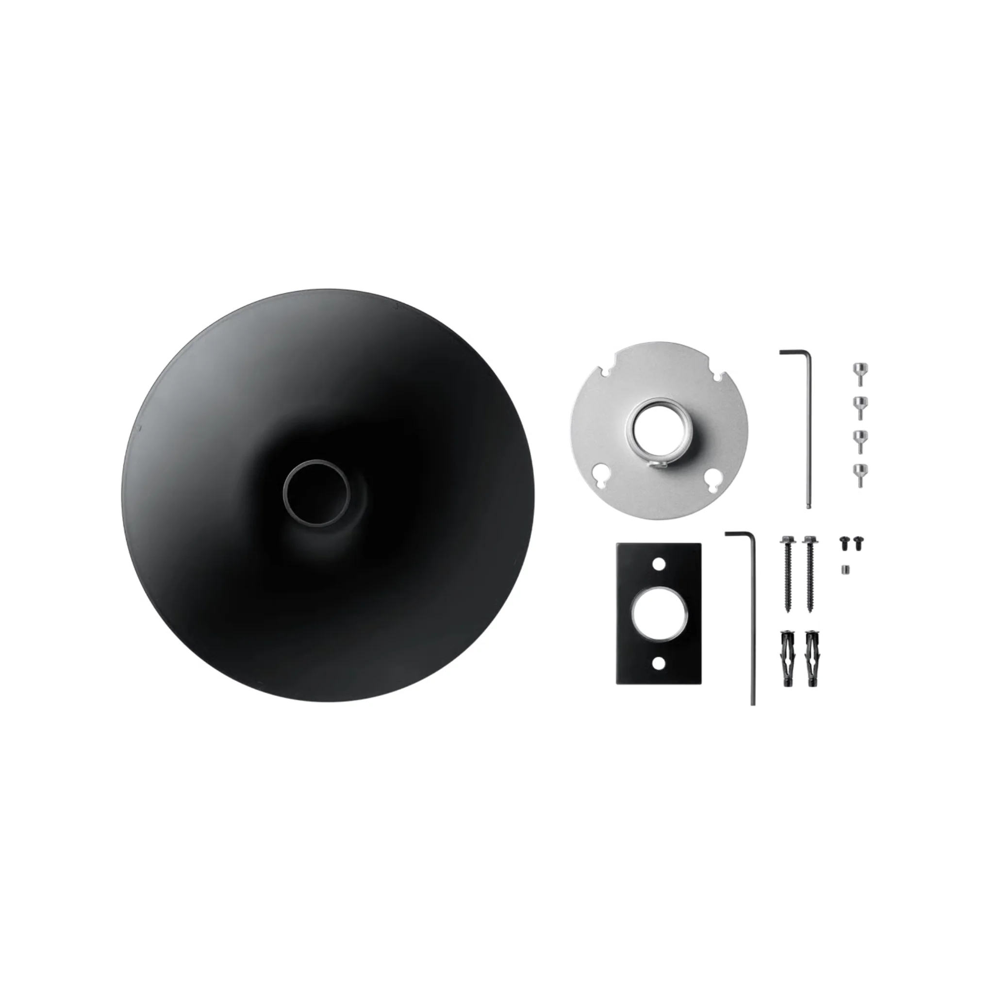 Shure Pole mount kit for MXA910 and MXA920 microphones. Round (black)