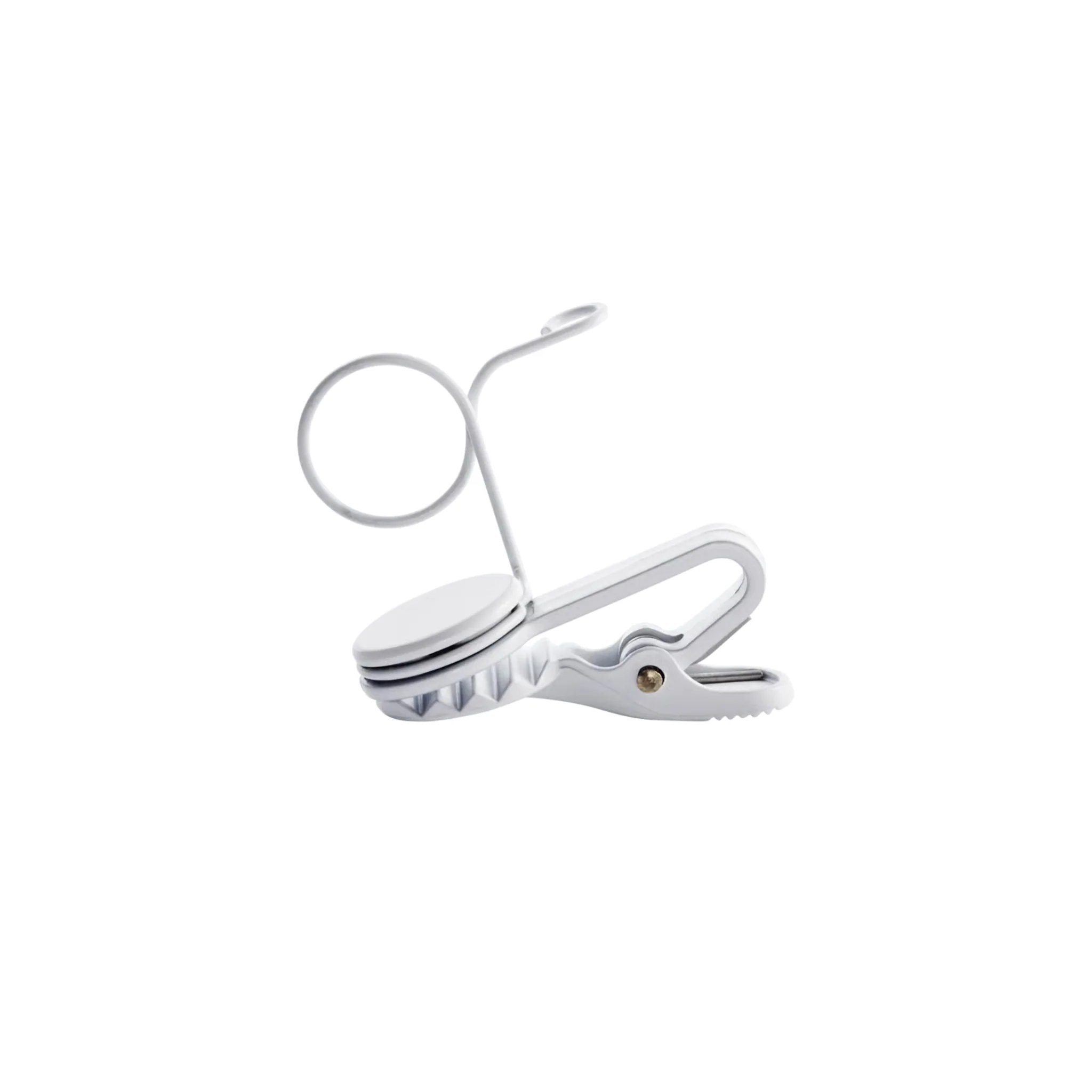 Shure Single Tie Clip, White