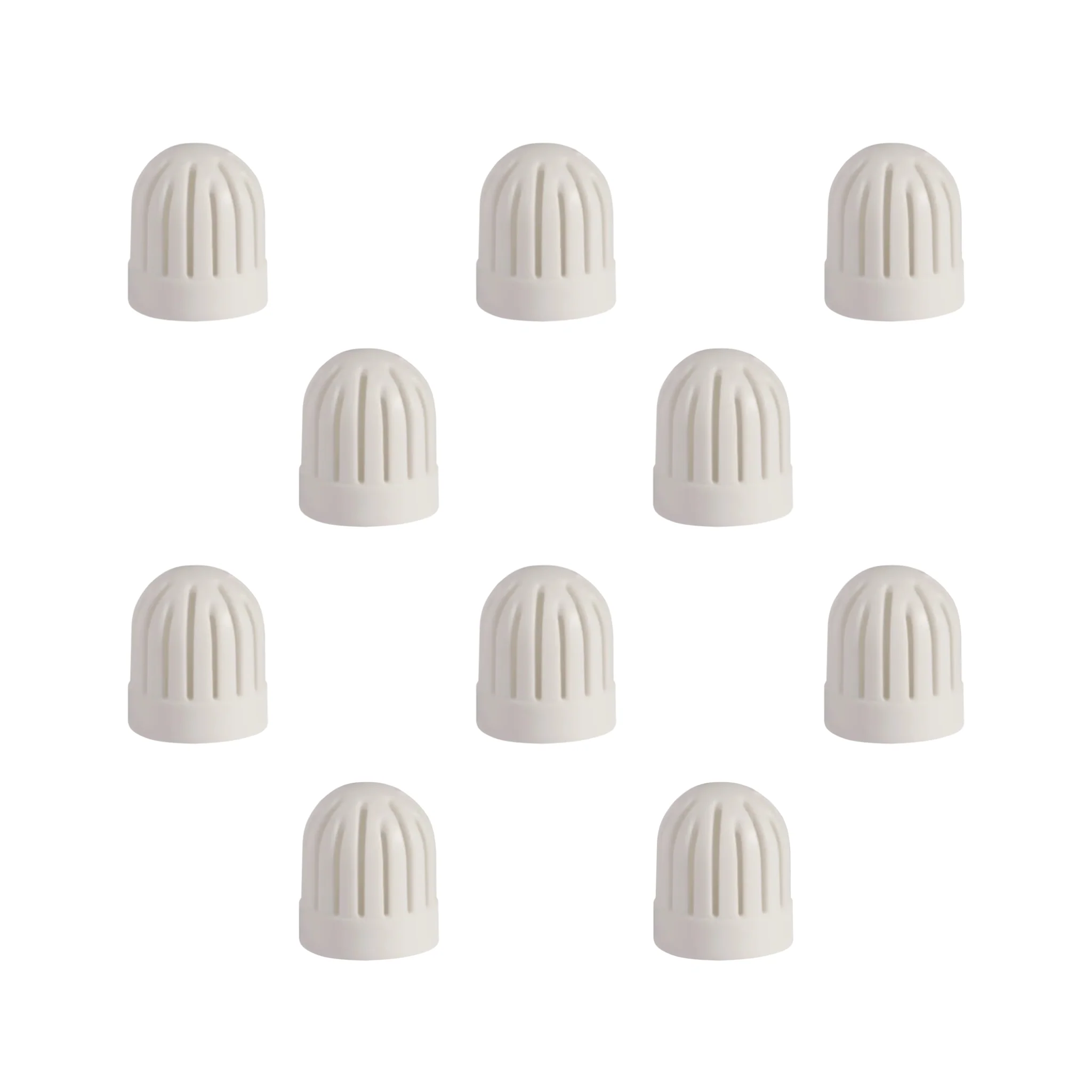 Shure TwinPlex Flat Cap for TL40 Lavalier Series, 10 pieces (White)