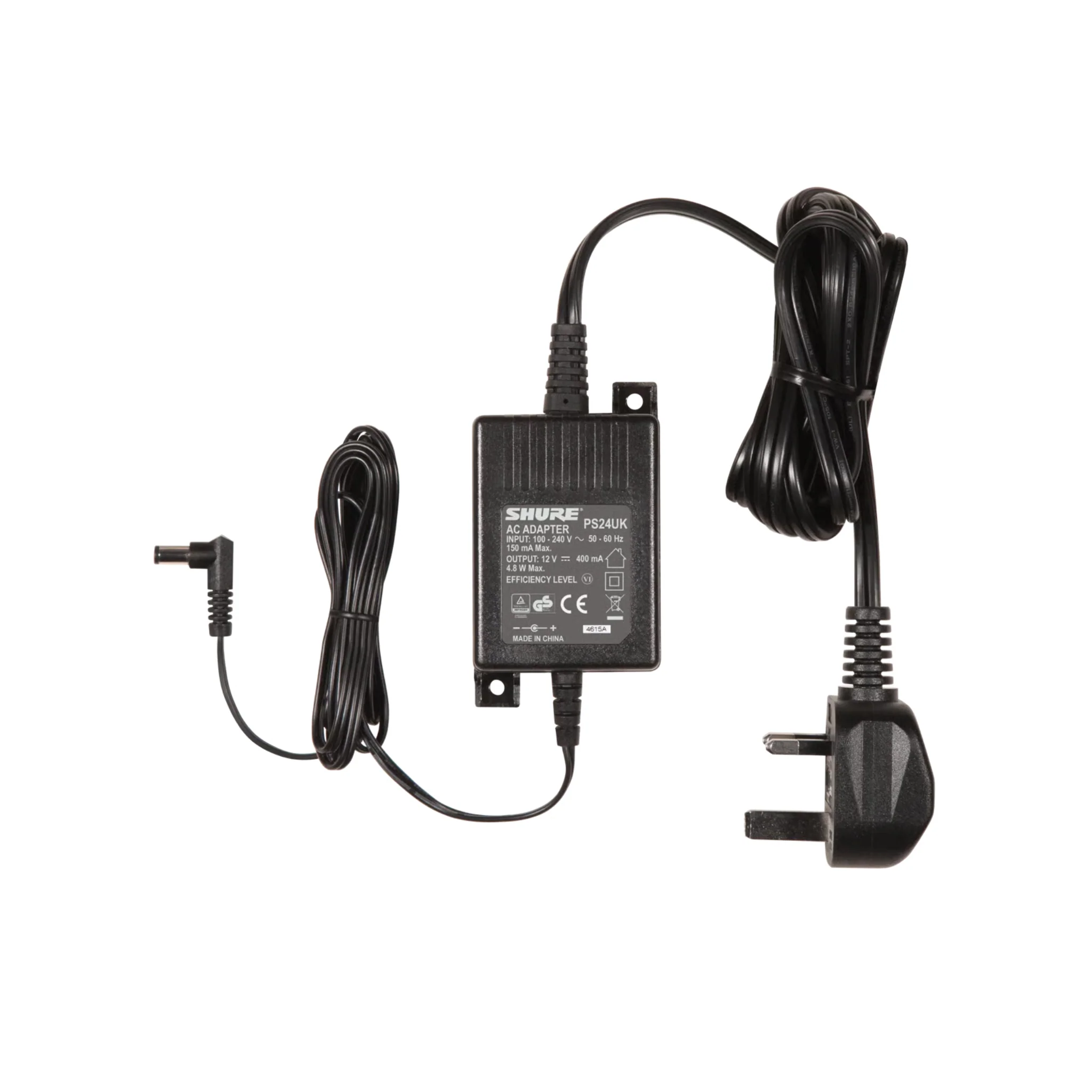 Shure Wireless Receiver Power Supply For P2T, P3T, BLX4, BLX88, GLXD6 Or QLXD4