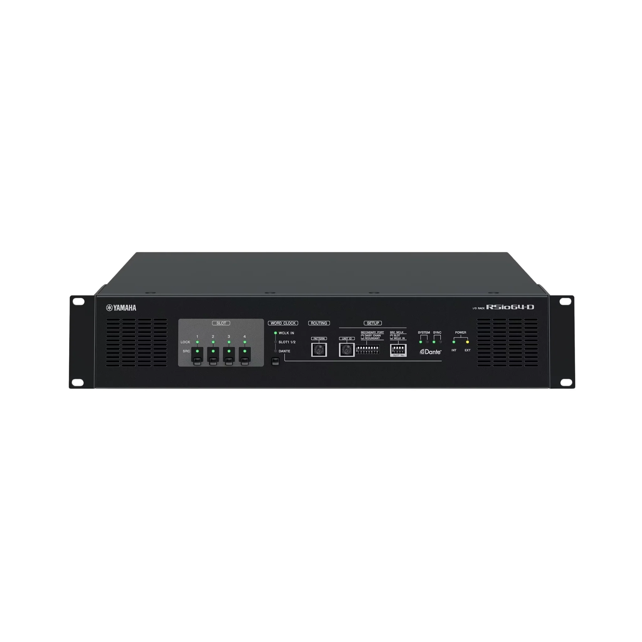 Yamaha RSIO64-D DANTE / Mini-YGDAI card conversion, rack-mountable, 64 channel In Out